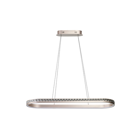 Ściemnialna owalna lampa wisząca LED CAMELIA 100 OVAL 3-STEP DIMM GO 3000K AZZARDO AZ6771