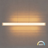 Lampa wisząca Trivia Gold 16W LED CCT IP44 pozioma akrylowa tuba 120cm Milagro ML2732