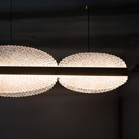 Lampa wisząca do salonu POND 120 PENDANT 3-STEP DIMM CHAMPAGNE AZZARDO AZ6782