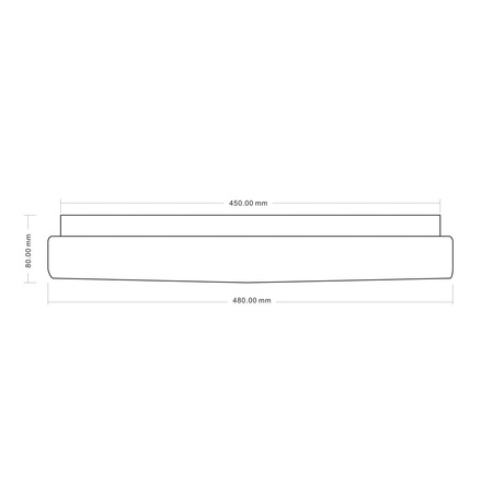 Plafon sufitowy 48cm LED 4000K Arni Italux PLF-83947-M-CL