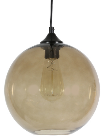 LAMPA WISZĄCA EDISON 25 1X60W E27 BRĄZOWY Candellux 31-28259-Z