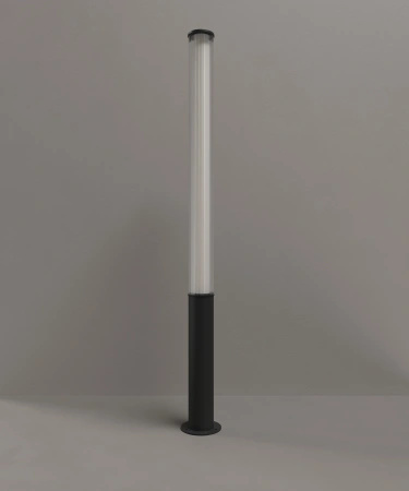 Czarny słupek ogrodowy LED 152cm Maxlight F0066 Gardenia 32W