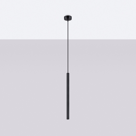 Lampa wisząca ARCHE 1 czarna Sollux SL.1338