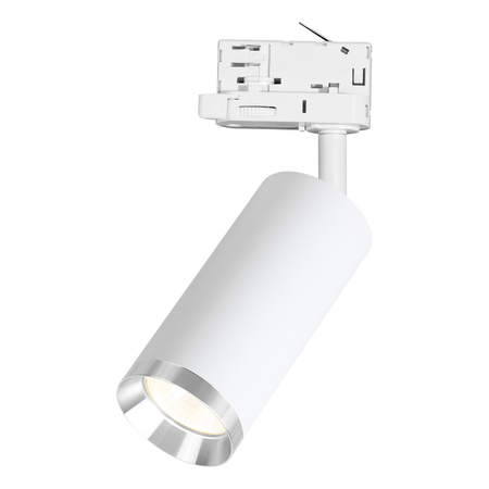 Oprawa Mica Track Biały + Chrom 1xGU10 - 3-obwodowy Milagro ML2193