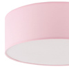 Lampa sufitowa plafon RONDO KIDS PINK 38cm TK Lighting 3228