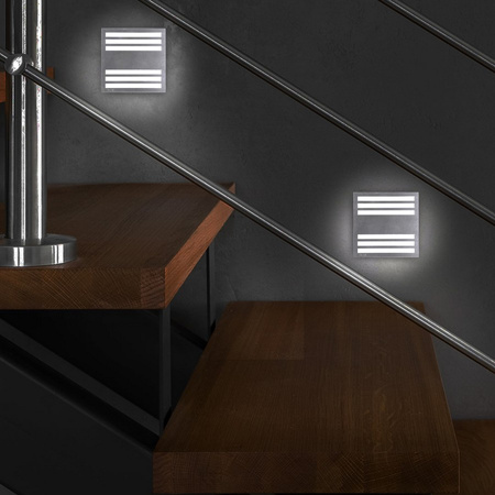 Oprawa schodowa srebrna PEPERS Milagro EKS0941 EKS0903 EKS0438 barwa światła do wyboru