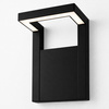 Czarny kinkiet ogrodowy LED z ramą BERGAMO Kaja Lighting K-8253
