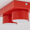 Dwupunktowa czerwona lampa sufitowa BRIX RED 2xGX53 Tk Lighting 11292