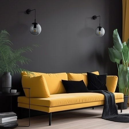 Kinkiet ESME 1 GRAPHITE TK Lighting 5386