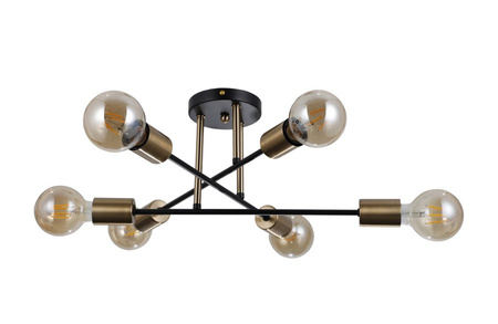Lampa sufitowa FORMIO Italux PND-4052-6-BL-HBR
