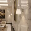 Pojedyńczy stylowy chromowany kinkiet Pafos 1xE27 Milagro ML2259