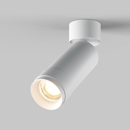 Regulowana biała tuba natynkowa LED 3000K Focus Zoom C055CL-L12W3K-Z-W Maytoni