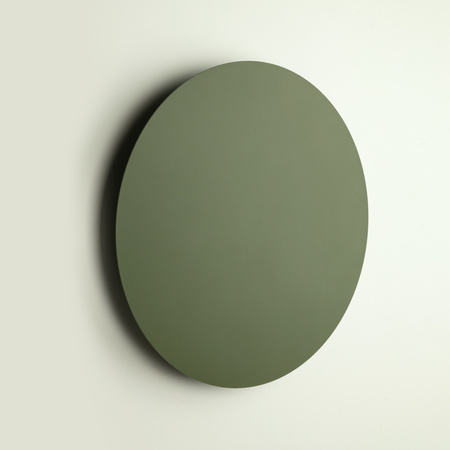 Zielony płaski okragły kinkiet podświetlający ściane o średnicy 40cm LUNA GREEN 4xG9 Tk Lighting 10958