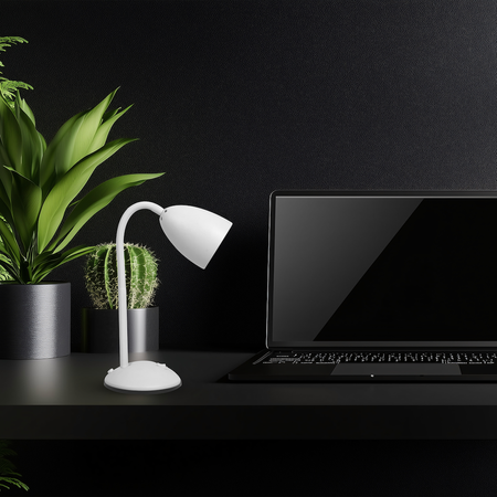Lampka biurkowa Logic Biały 1xE27 Milagro ML1636
