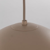 Metalowa lampa wisząca w kolorze beżowym o średnicy 34cm FARO SABIA 1xE27 Tk Lighting 10657