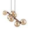 Lampa wisząca ESTERA WOOD ORZECH BURSZTYN 7XG9 Tk Lighting 11096