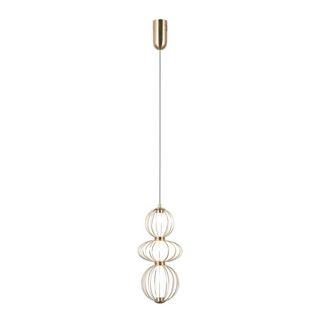 Lampa wisząca Rabel złota LED 3000K Italux PND-344221-3V-HBR