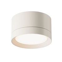 Niska oprawa natynkowa biała 1xGX53 o średnicy 8,5cm Hoop C086CL-GX53-SRD-W Maytoni