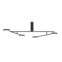 Prestiżowa czarna lampa sufitowa LED 3000K z regulowanymi punktami Fad MOD070CL-L30B3K Maytoni