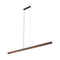 Lampa wisząca liniowa 160cm LED 3000K VIGA WOOD SOSNA SZCZOTKOWANA ORZECH Tk Lighting 11654