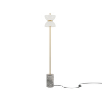 Lampa podłogowa z białym ciekawym kloszem LED 3000K Kyoto MOD178FL-L11G3K Maytoni