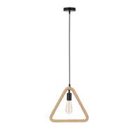 Triun lampa wisząca czarny+beżowy 1x40W E27 Candellux 31-28716