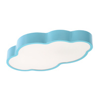 NUVOLA lampa sufitowa plafon niebiesk 18W LED 3000 - 6000K klosz biały z pilotem Candellux 14-35745