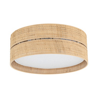 Lampa sufitowa plafon 45cm z rafii 4xE27 CALMA Tk Lighting 11598