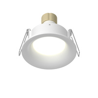 Białe oczko sufitowe 1xGU10 Slim DL088-GU10-RD-W Maytoni