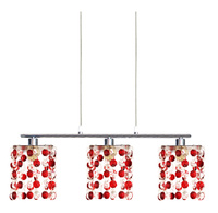 CLASSIC ZWIS 3X40W G9 CZERWONY Candellux 33-59287