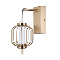 Kinkiet Pedro złoty LED 3000K Italux WL-34405-1-HBR