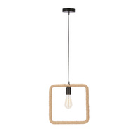 Quadro lampa wisząca czarny+beżowy 1x40W E27 Candellux 31-28723