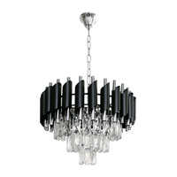 Żyrandol lampa wisząca kryształowa 5xE14 CRISTAL Chrome Milagro ML2519