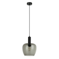 Lampa wisząca Aprica 1xE27 Italux PND-59769-BK-SG