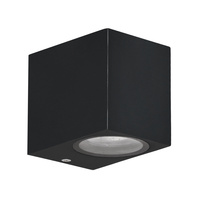 Nerium lampa ogrodowa elewacyjna kostka krótka 9,2x8cm czarny 1x35W GU10 IP44 Candellux 21-32300