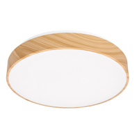 FIGARO lampa sufitowa plafon drew. 24W LED 3000/4500/6000K 38cm kl. biały, pilot Candellux 14-33956