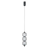 Lampa wisząca Pedro czarna LED 3000K Italux PND-34405-3V-BK