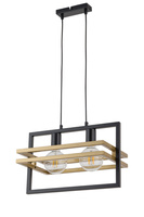 MERCI 2 lampa wisząca czarny złoty Sigma 32389