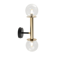 DAISY 2 kinkiet  złoty/transparentny Sigma 40762