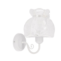 ROSSINI kinkiet biały 1x40W E27 abażur biały Candellux 21-39385