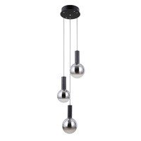 Lampa wisząca Strela Italux PND-34378-3S-BK