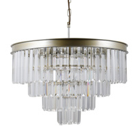 Lampa wisząca VERDES 56cm Italux PND-44372-8-CHMP-GLD