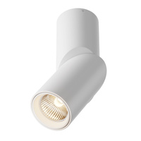 Biała tuba sufitowa regulowana LED 3000K Dafne C027CL-L10W Maytoni