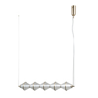 Lampa wisząca Fuente złota LED 3000K Italux PND-34395-5-HBR