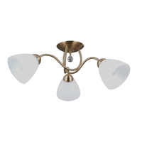 Lampa sufitowa Lugano 3xE27 Italux PND-5643-3-HBR