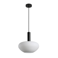 Lampa wisząca Gater 1xE27 Italux PND-23541A-1-BK-OP