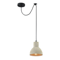 Pojedyńcza lampa wisząca LOFT z betonu 1xE27 Broni T434-PL-01-GR Maytoni