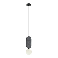 Lampa wisząca Lorenzo szara 1xG9 Italux PND-59815-1-GR