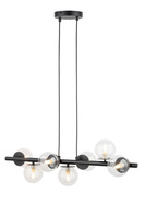 AVOLA zwis kulki 7 czarne/transparentne Sigma 40792