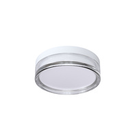 Okrągły biały plafon 30cm do łazienki IP65 LED wybór barwy światła Rilta Italux PLF-73527-M-WH